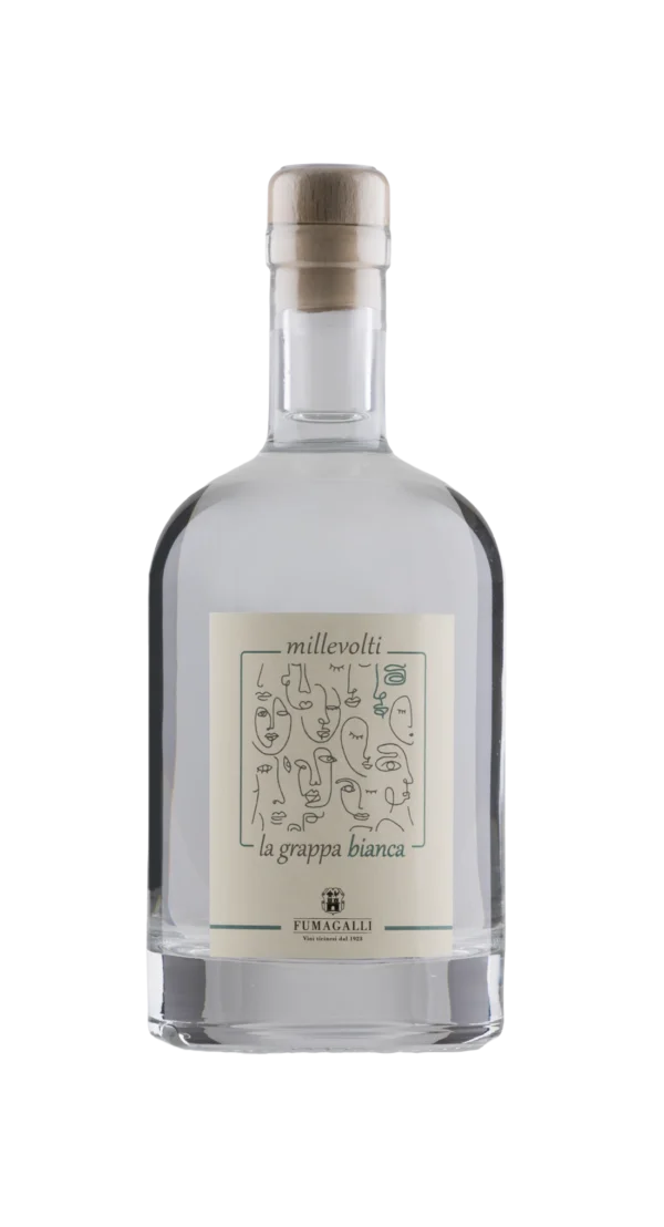 Millevolti grappa bianca 43% vol.